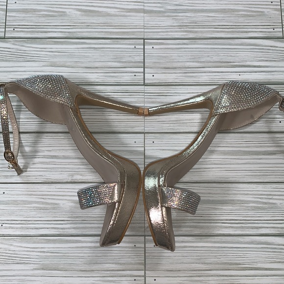 Lala Ikai Rhinestone Strappy High Heel - Picture 3 of 8